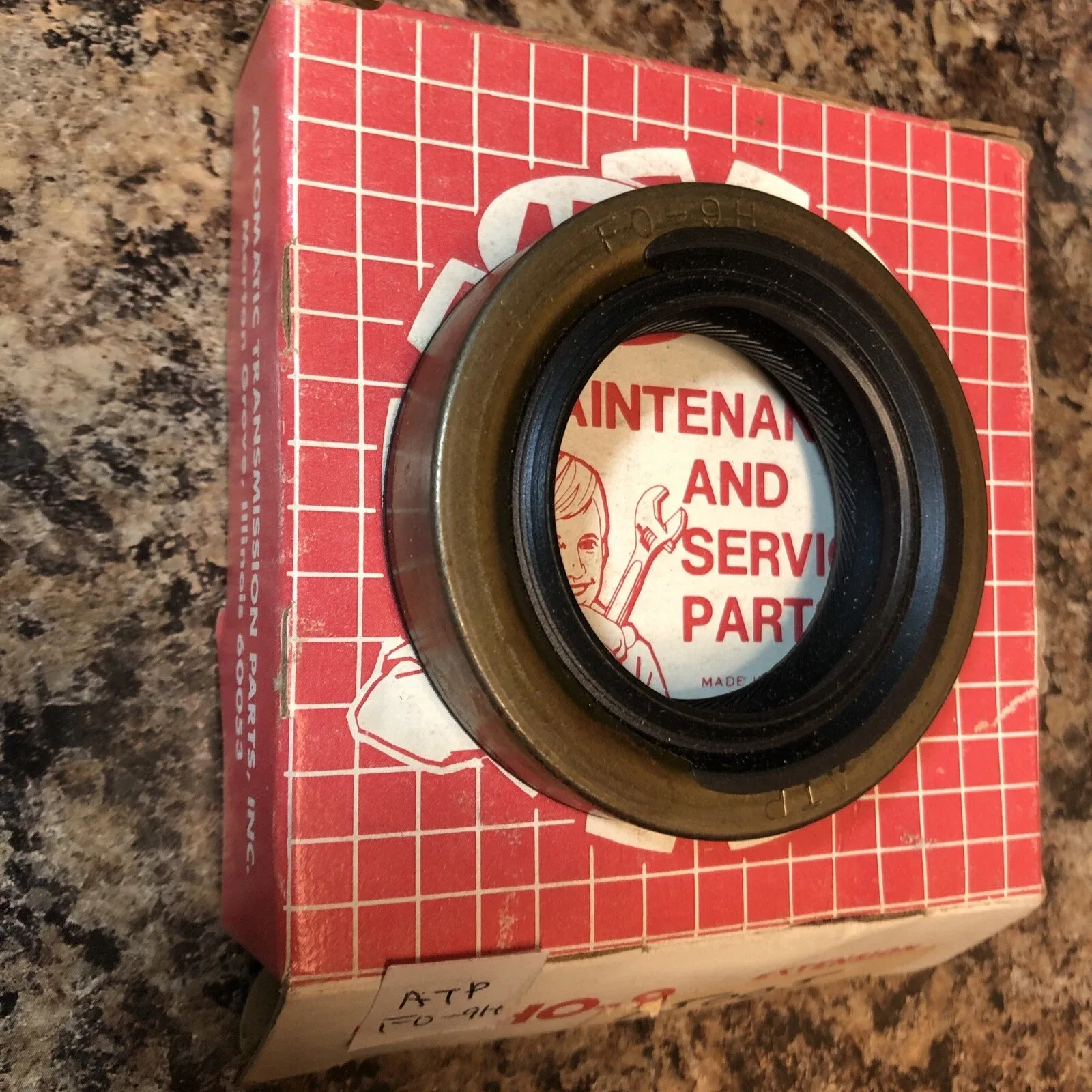 ATP Automatic Transmission Extension Housing Seal HO-9 Stamped FO-9H image 4