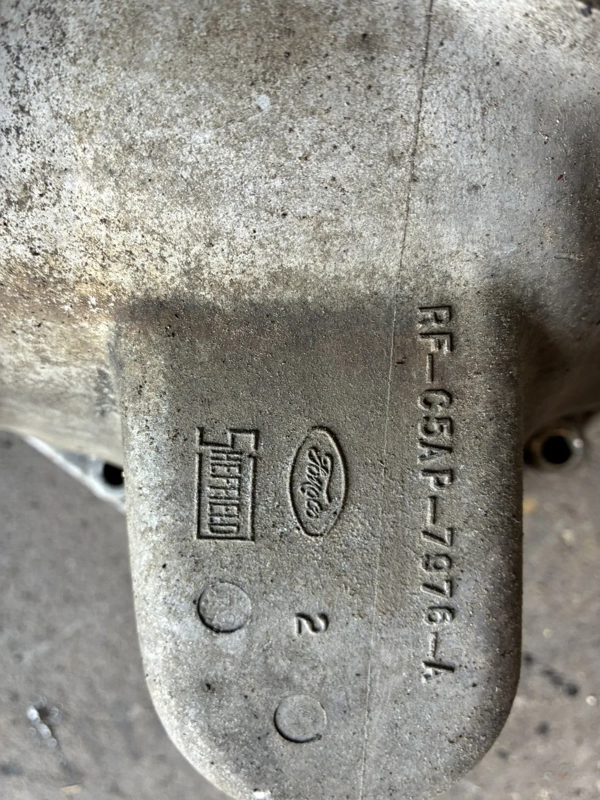 1966 Ford 390 428 FE Big Block Bell housing RF C5AP-7976-A image 2