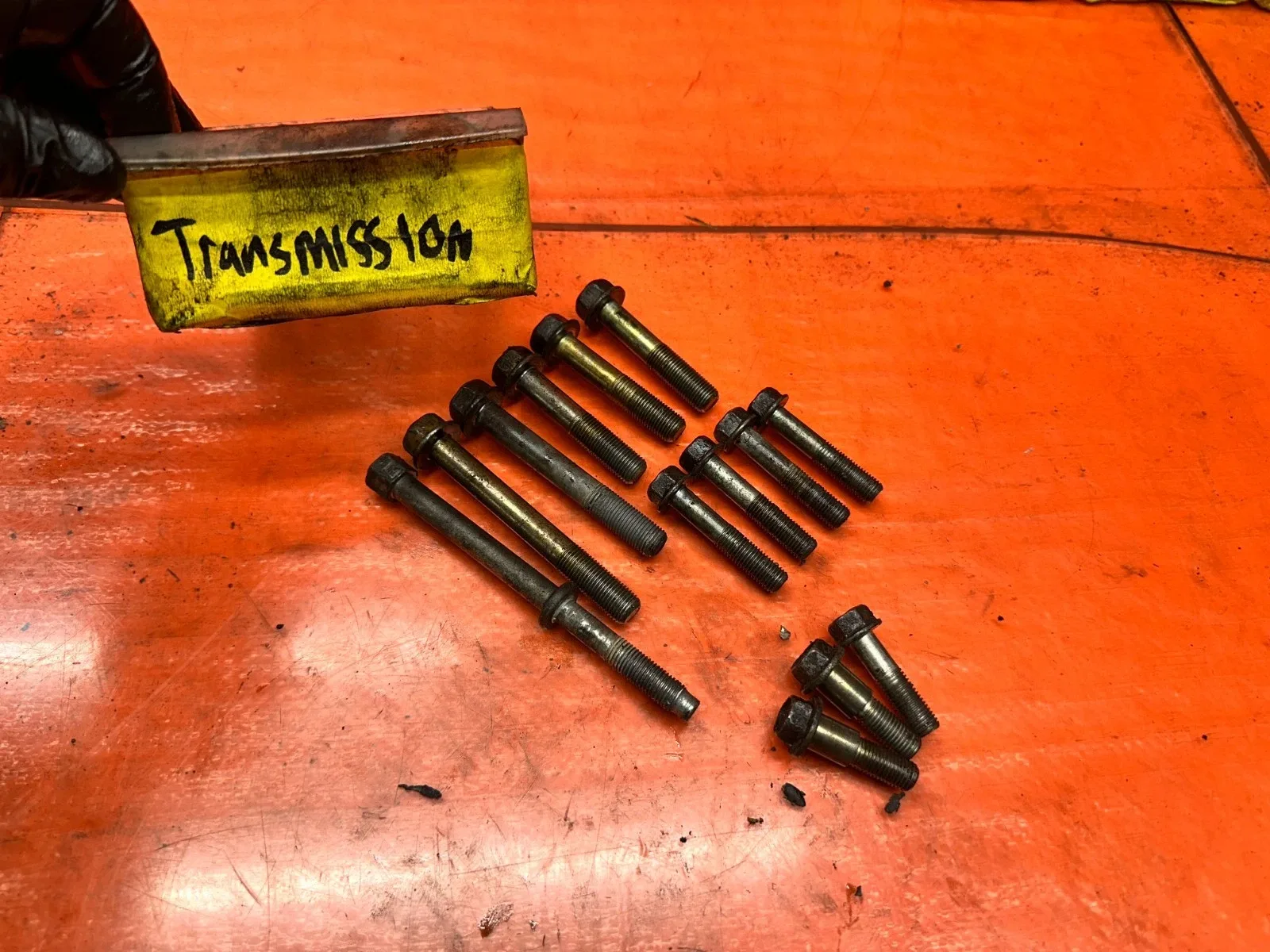 04-08 ACURA TSX 4D 2.4L K24A2 AUTOMATIC TRANSMISSION BELL HOUSING BOLTS #342