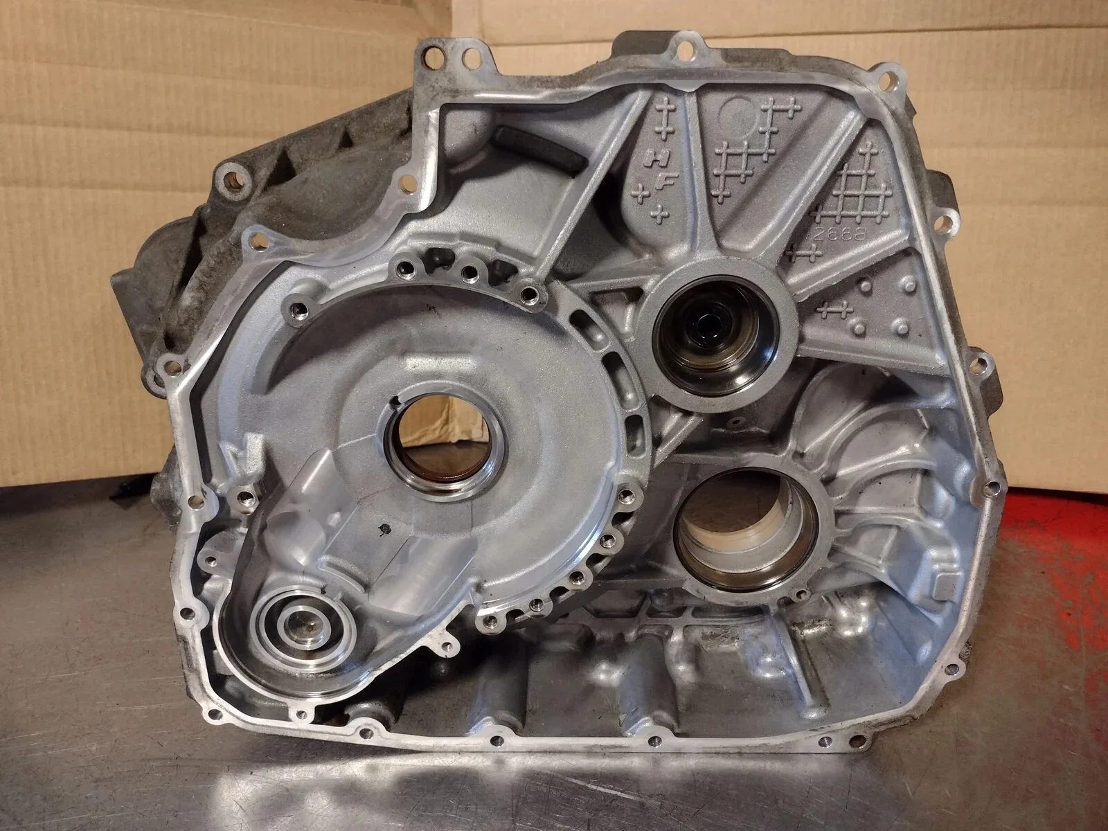 Buick Saturn GMC 6T70 6T75 Transmission Bell Housing 3.6L 2WD AWD Cast 24237404 image 2