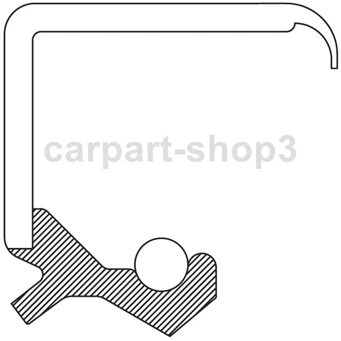 Automatic Transmission Extension Housing Seal National For AMC AMX 1968 1969 image 4