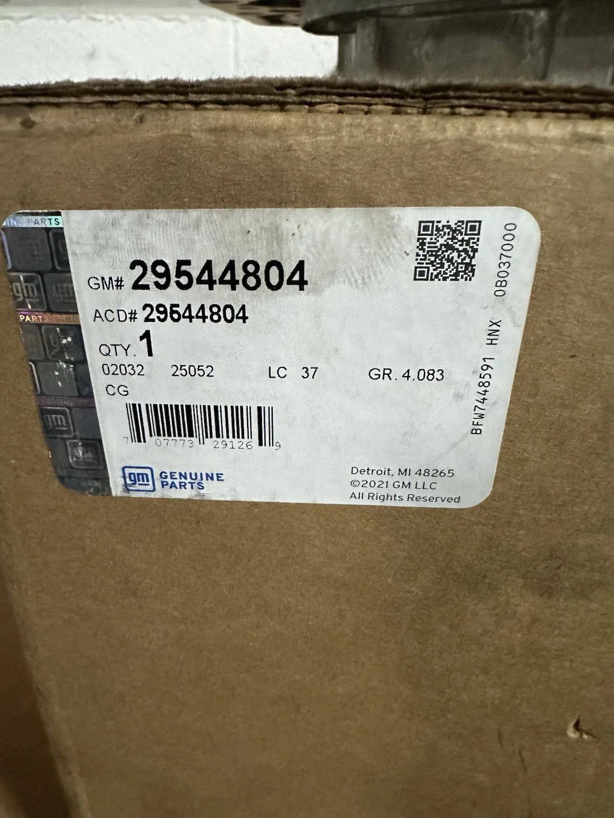 29542109 , 29544804 LCT1000 2000 2400 NEW AC DELCO UPDATED ADAPTER HOUSING 4X4 image 2
