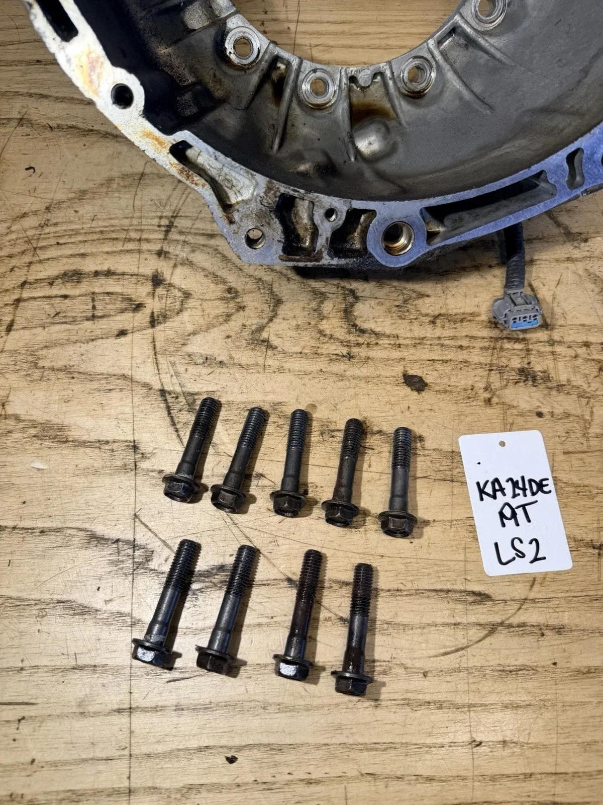 S13 S14 KA24DE KA24E KA24 240SX Automatic Transmission Bellhousing Bell Housing image 3