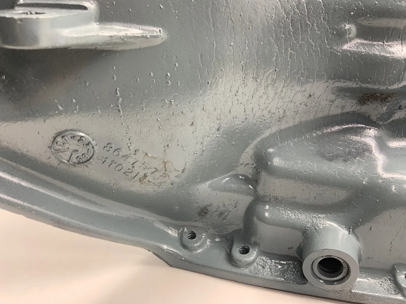 1980-1986 GM TH350 TURBO AUTOMATIC TRANSMISSION MAIN EMPTY CASE HOUSING LOCKUP image 2