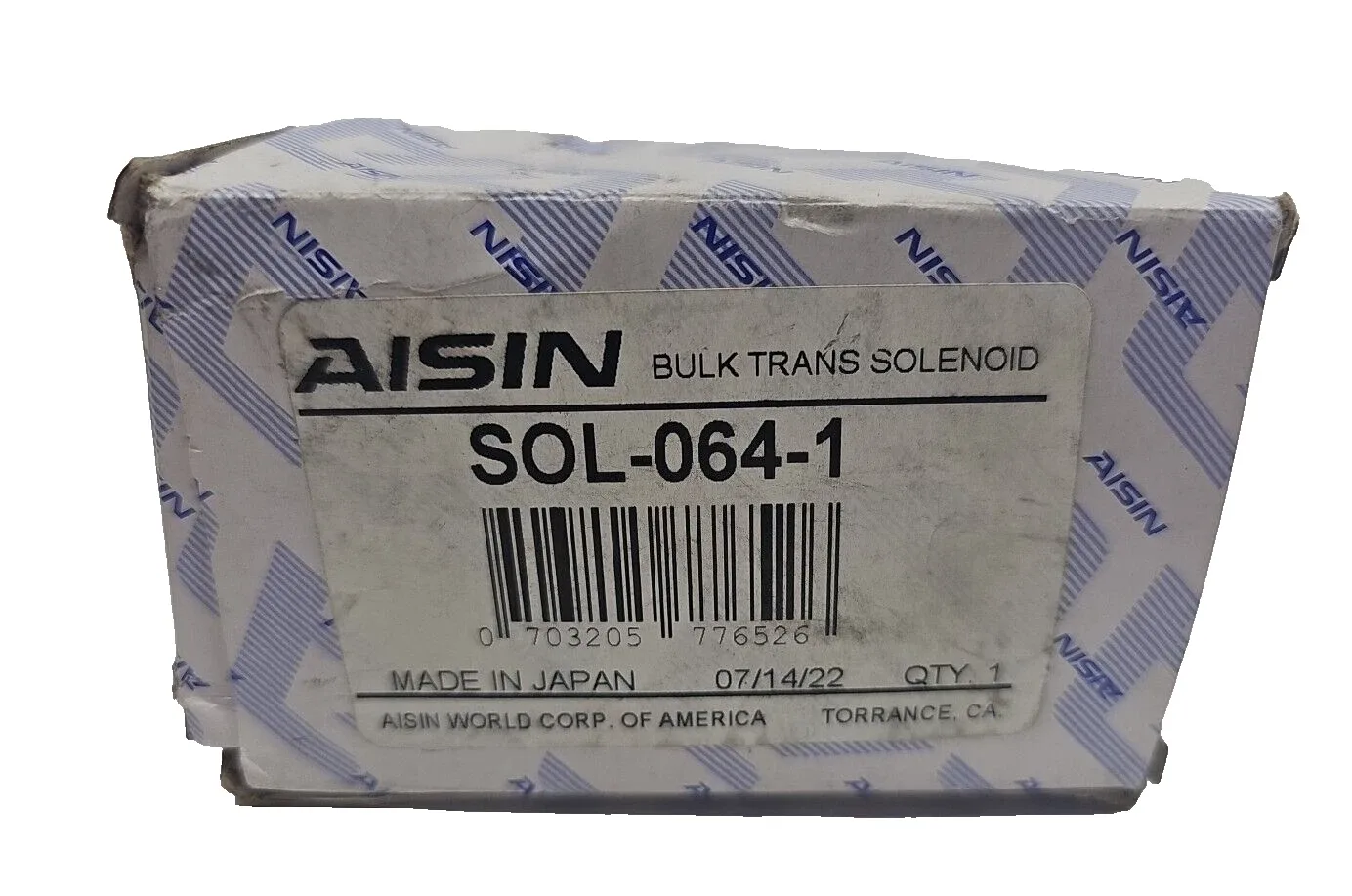 Aisin SOL-064-1 Shift Solenoid (D67431)