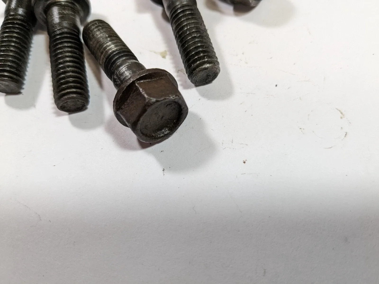 1970-1986 Mustang Automatic C4 Transmission Tailshaft Housing Bolts - Set of 6 image 3