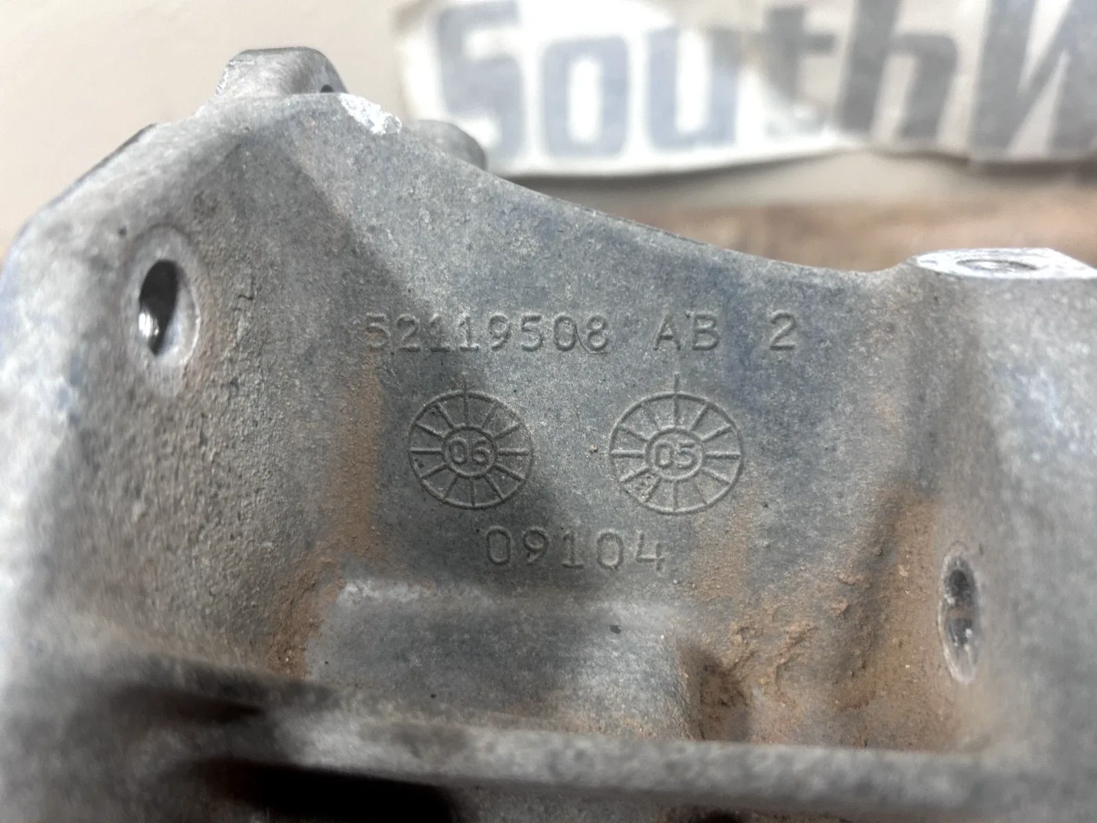 2005-2010 JEEP 45RFE 545RFE Transmission Adapter Housing 4WD52119508 AB 2 09 104 image 4