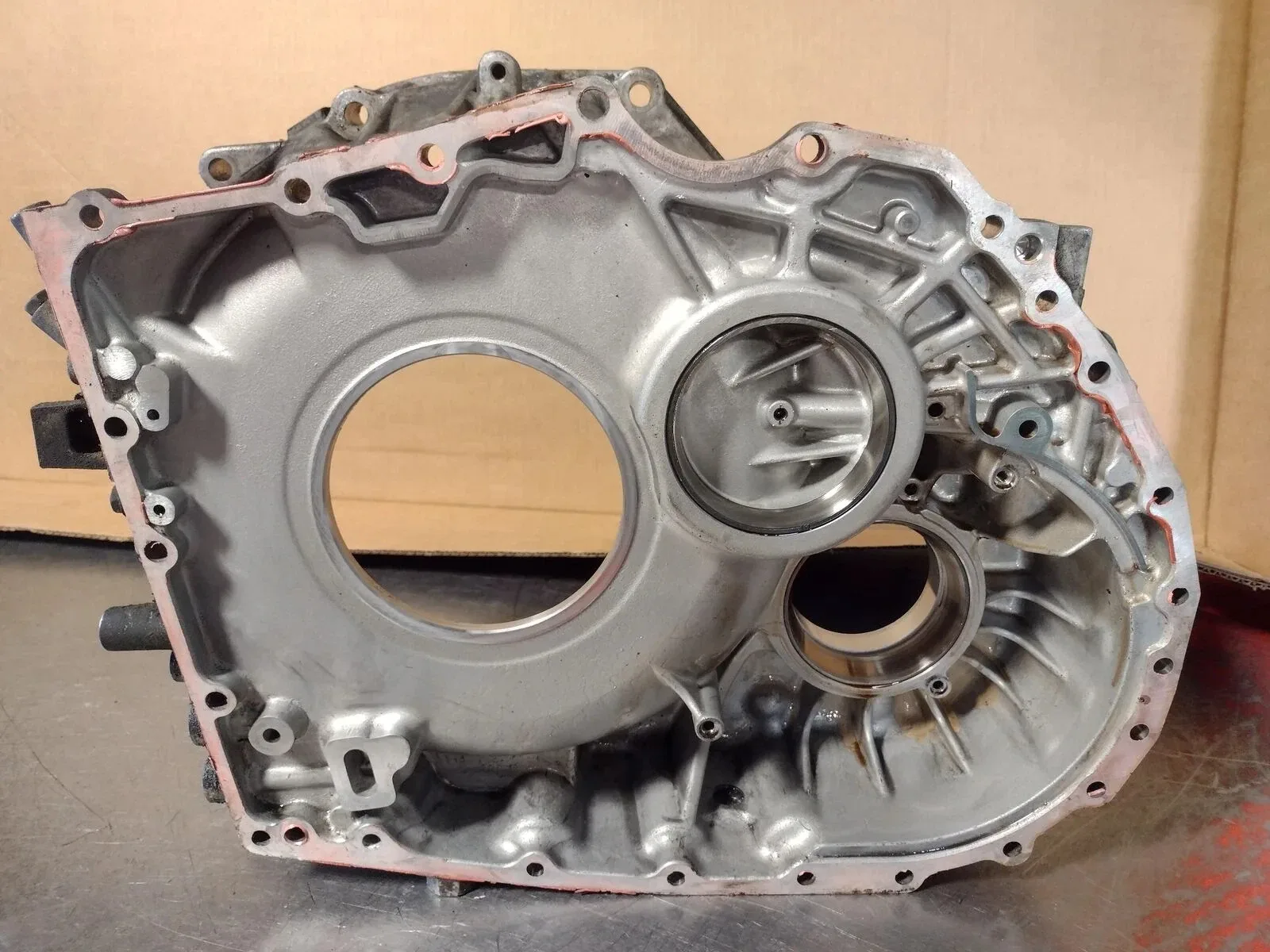 2007-2012 Mazda CX-7 2.3L Turbo TF-81SC AW6A-EL Auto Trans Converter Housing image 2