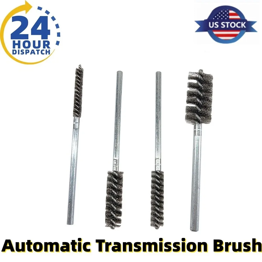 Mrsovax Valve Body Brush Tool 4-Pcs Set for Automatic Transmissions