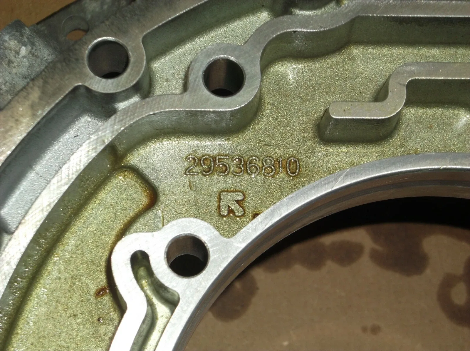 ALLISON 2000/2200/2400/2500 BELL HOUSING/CONVERTER HOUSING ROUND #29536810 image 2