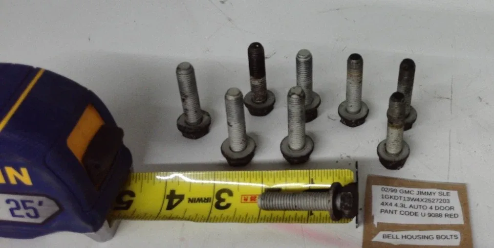 1995-2005 GMC Jimmy SLE 9 Bell Housing Bolts OEM image 2