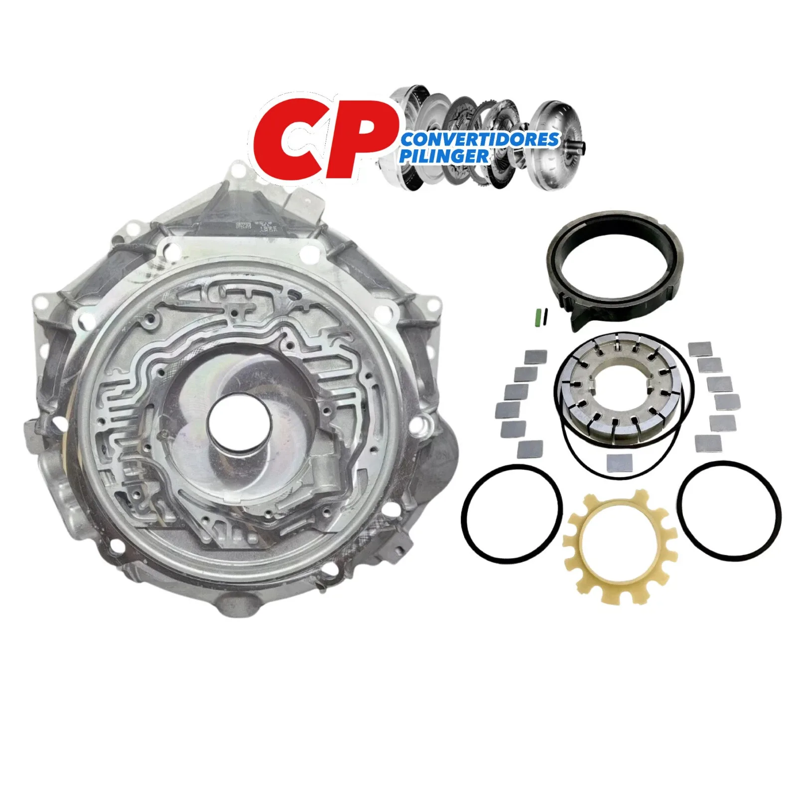 GM CHEVY 6L80 6L80E Bell Housing With Rotor Repair Kit With new Slide 2007-Up image 2
