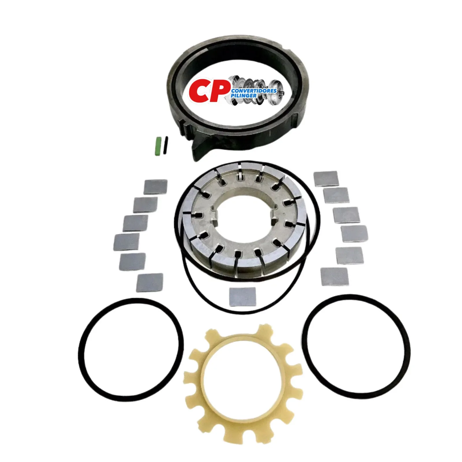 GM CHEVY 6L80 6L80E Bell Housing With Rotor Repair Kit With new Slide 2007-Up image 3