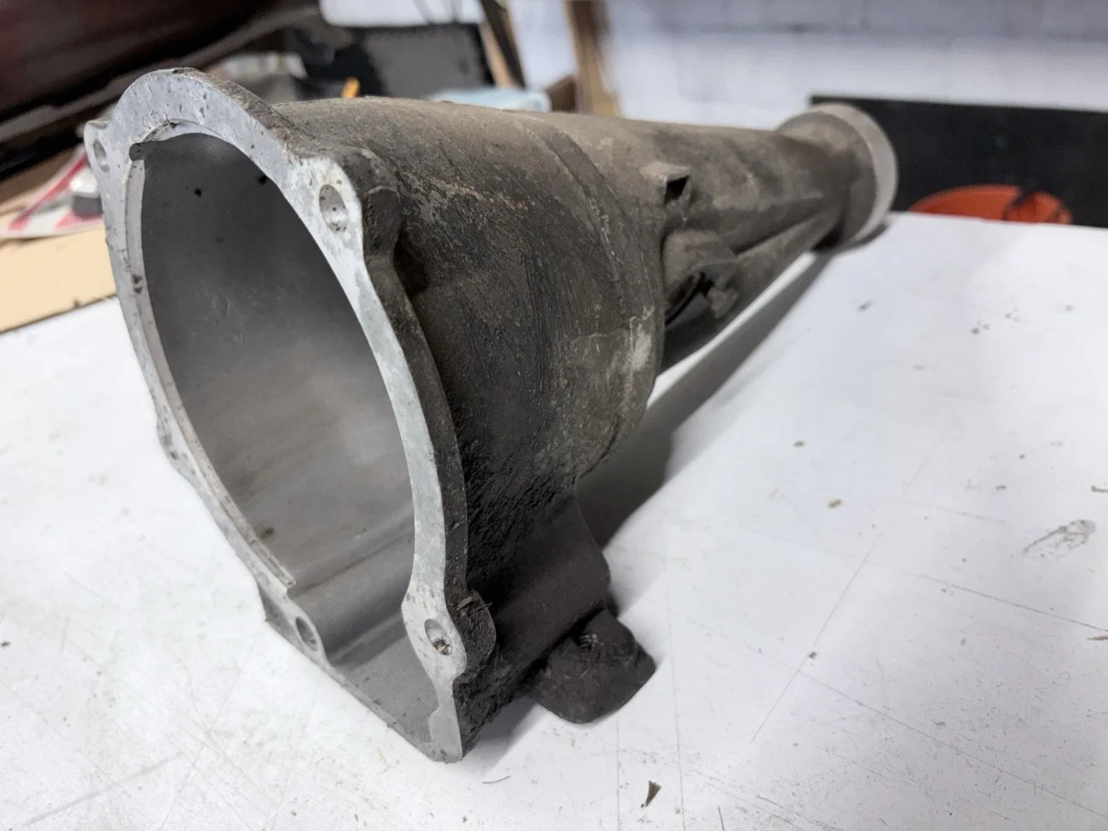 1965 Ford C4 Automatic Transmission Tail Housing Aluminum image 3
