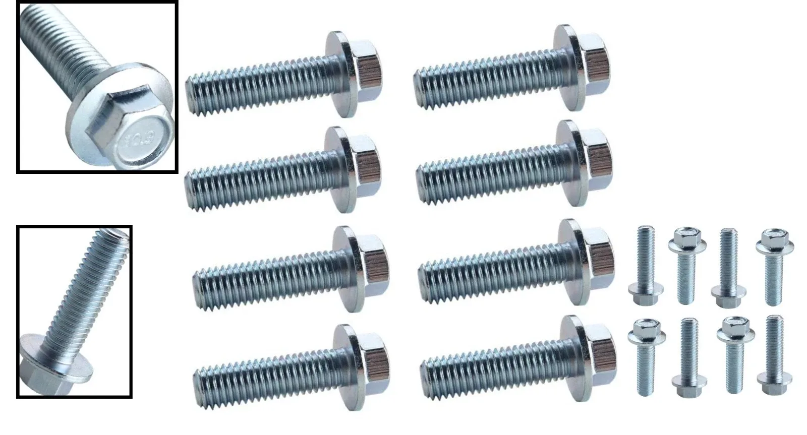 Universal LS Transmission Bolts Set - Grade 10.9, Hex Design, Right-Hand Thread image 2