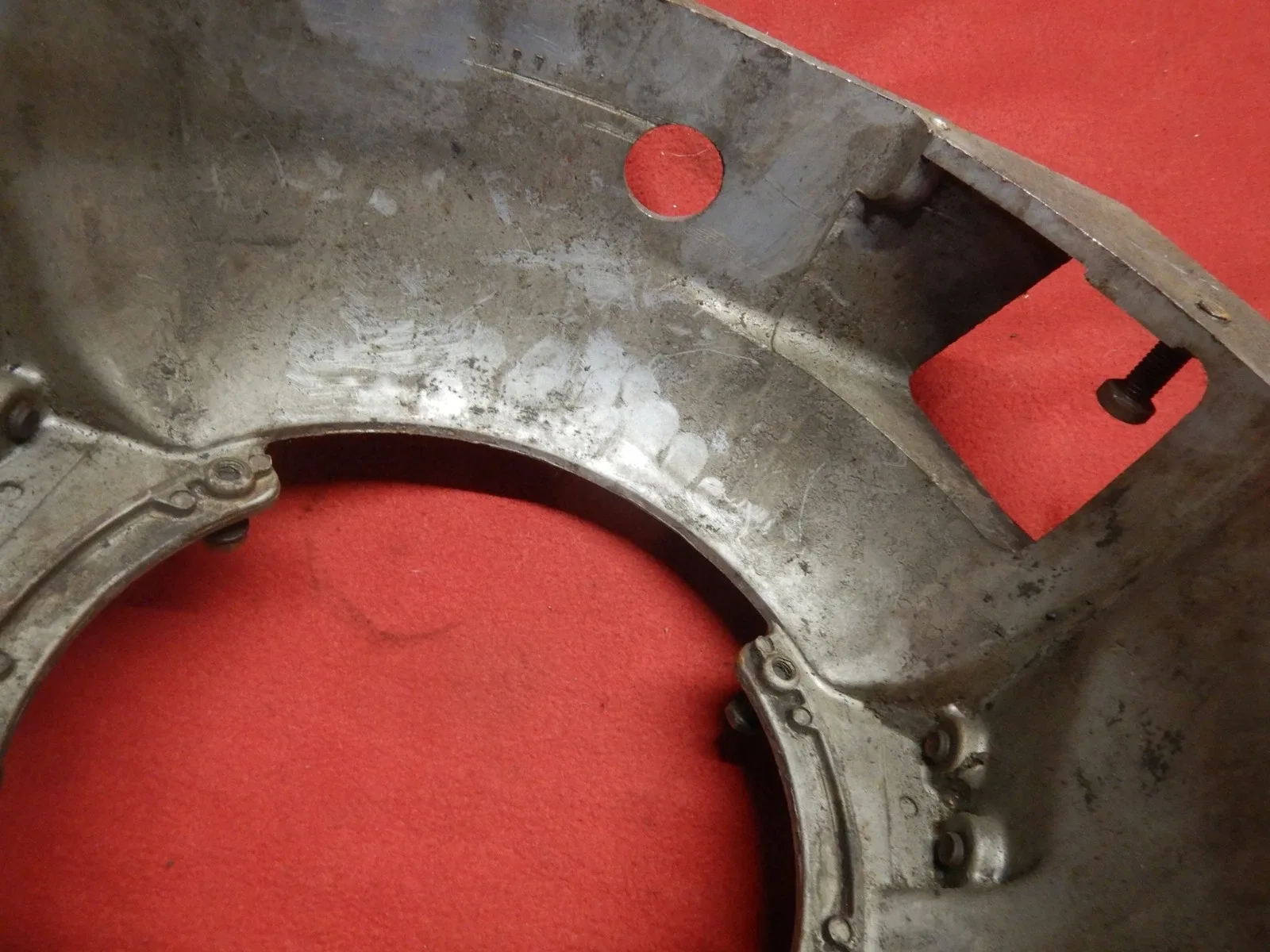 55-58 STUDEBAKER CHAMPION 6 CYL Automatic Transmission Bell Convertor Housing image 3