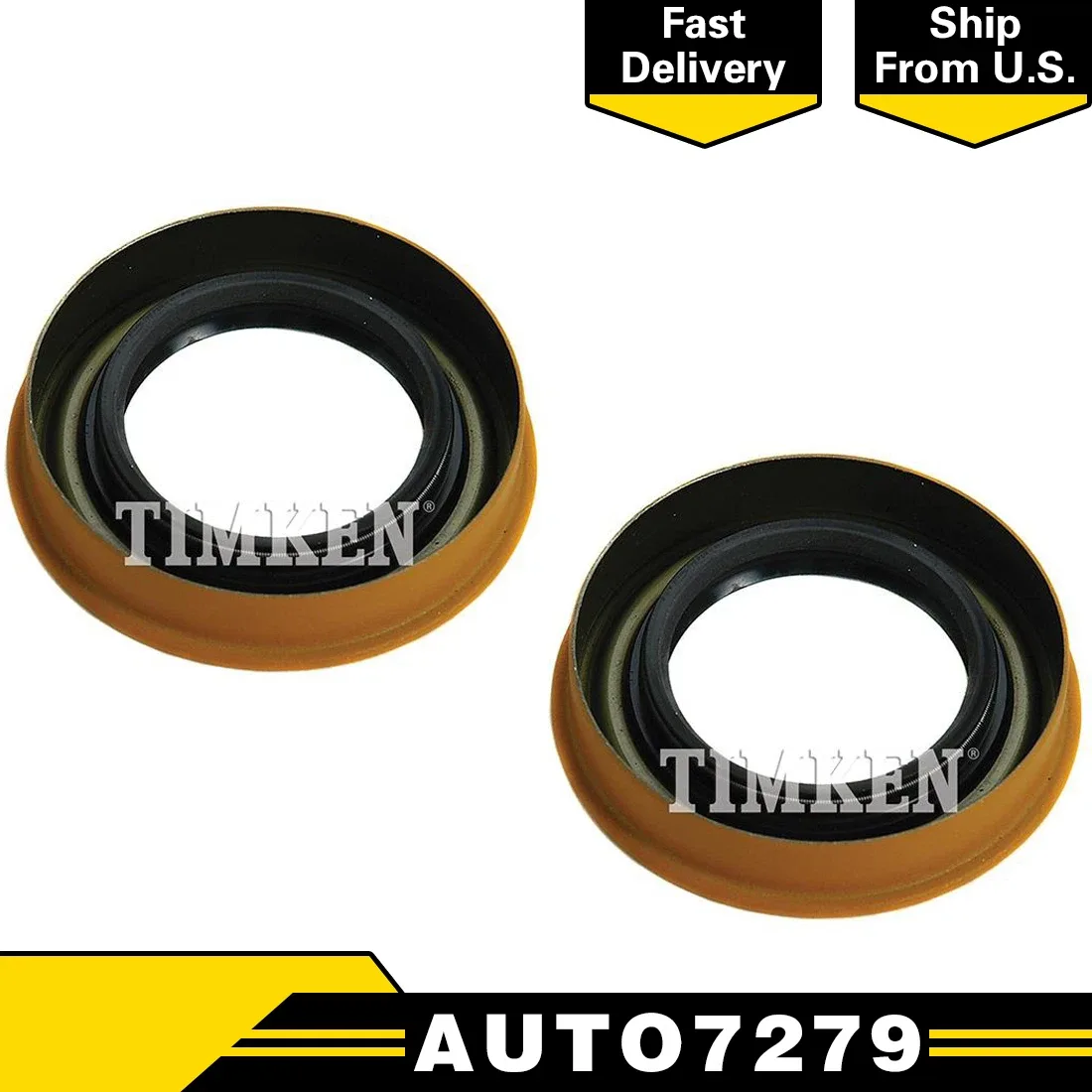 Timken Rear 2PCS Automatic Transmission Extension Housing Seal For Chevrolet