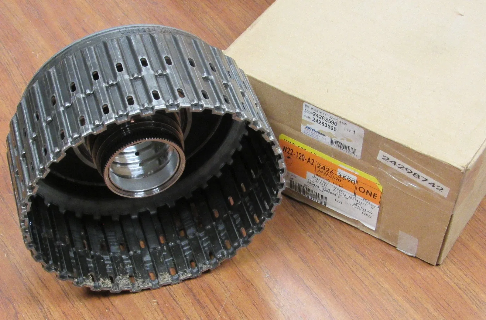 New ACDelco GM OEM 24298742/24263590 Automatic Transmission Clutch Housing image 3