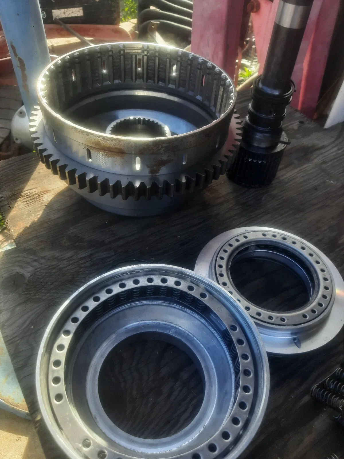 2001-2007 Allison 1000 duramax C1-C2 housing / turbine shaft