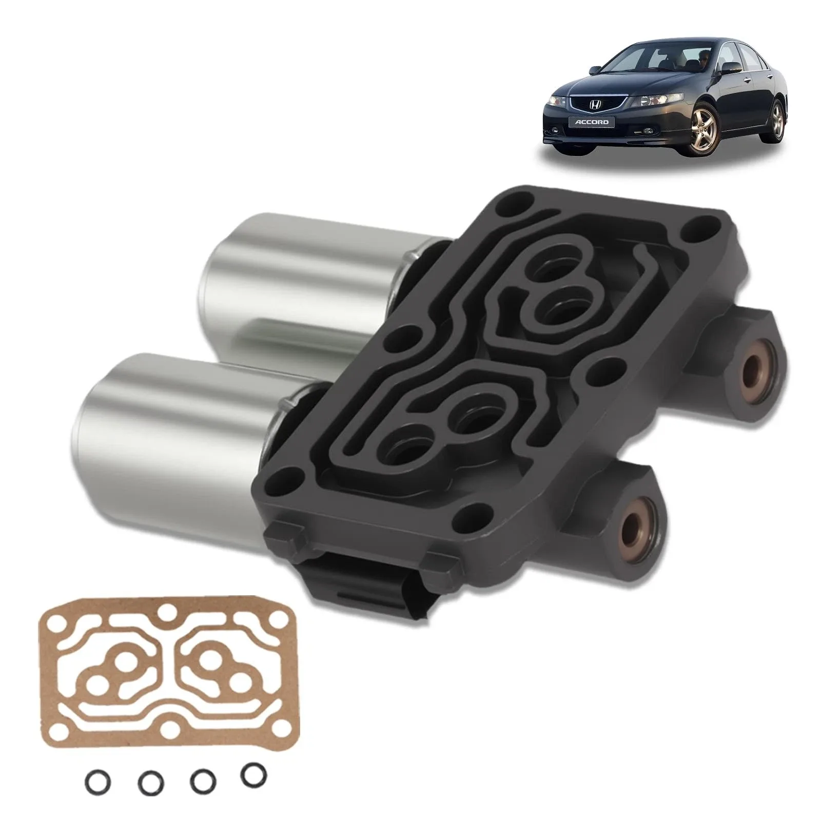 Dual Linear Shift Solenoid for Acura RSX/TSX, Honda CR-V/Accord/Element 2.4L OE# image 2
