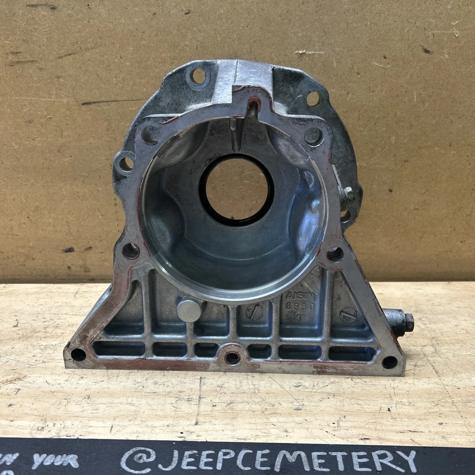 87-96 Jeep Cherokee XJ AW4 Transmission Tail Shaft Housing Transfer Case Adapter image 3