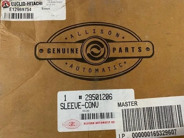Allison Transmission Converter Ground Sleeve 29501206