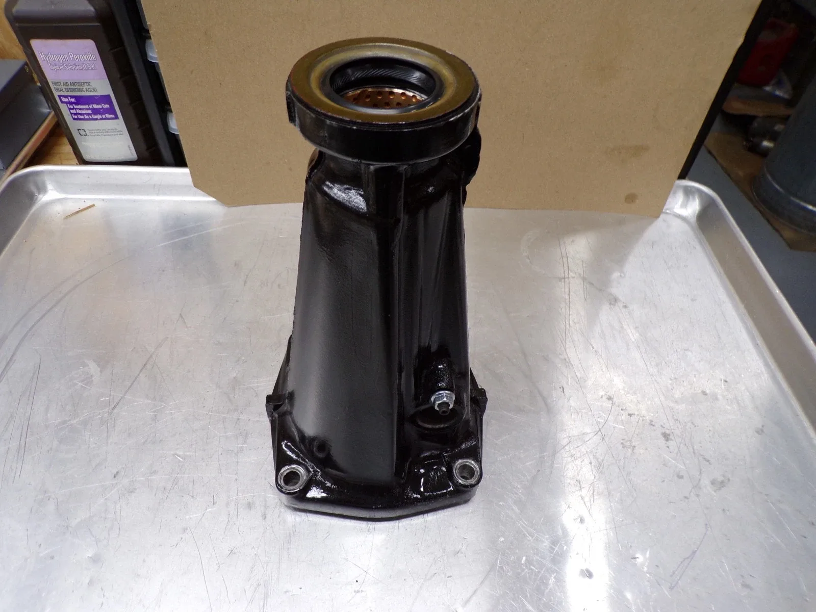 TH 350 Tail Housing, 9 Inch, New Seal and Bushing image 2