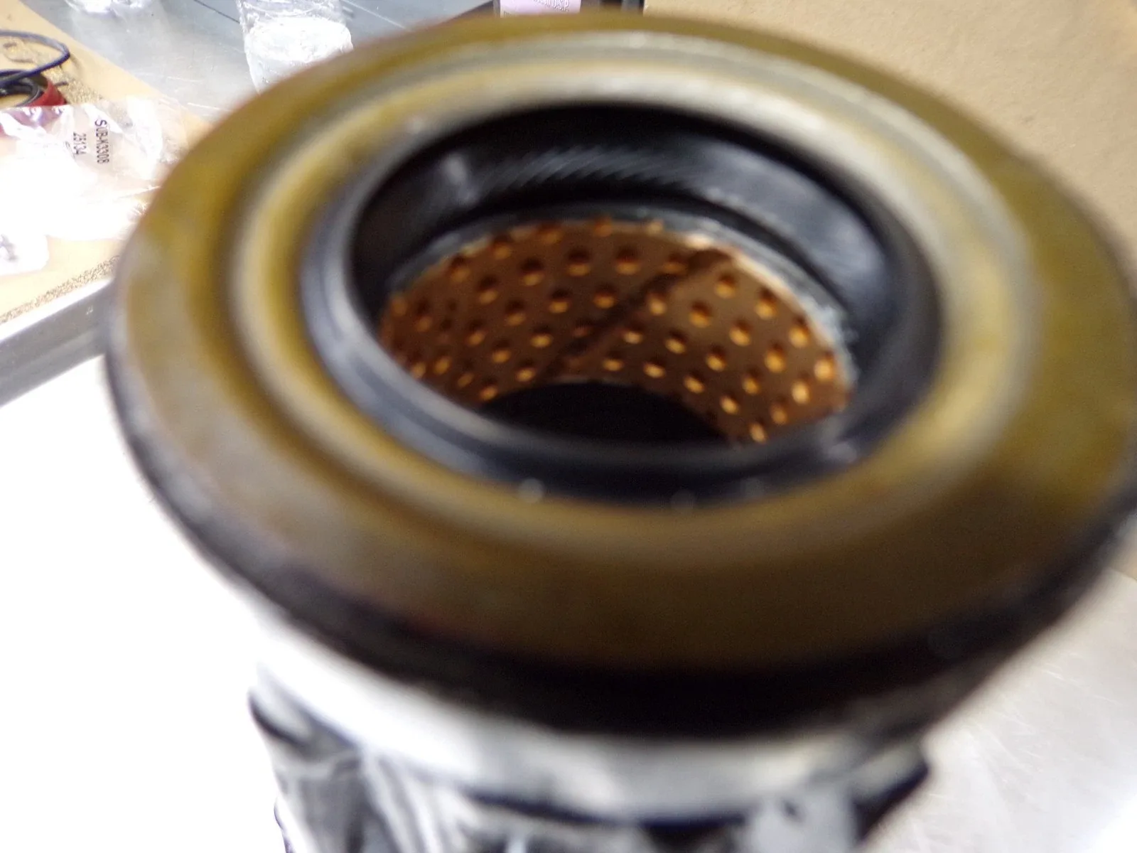 TH 350 Tail Housing, 9 Inch, New Seal and Bushing image 3