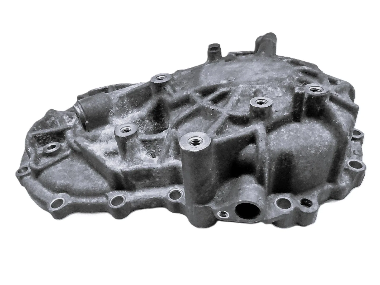 JF009E RE0F08B CVT Side Cover w Sensor Hole Nissan Cube Versa 1.8L Cast ALO image 3
