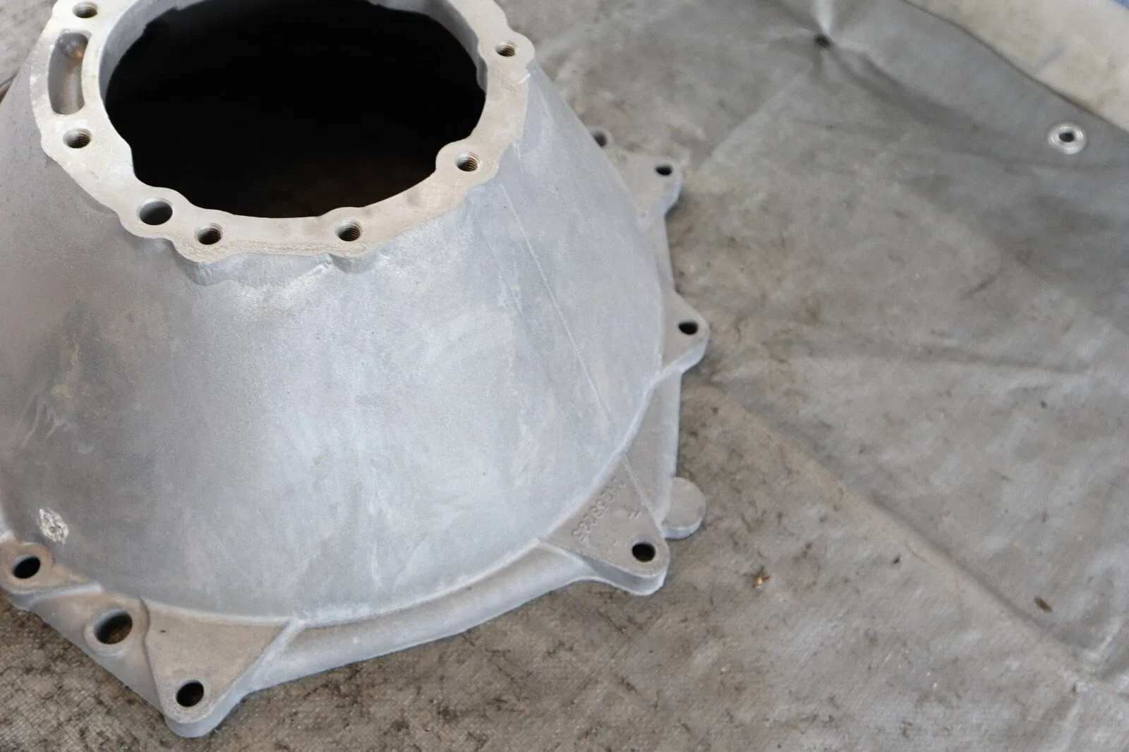 2019 CHEVROLET CORVETTE Z06 LT4 6.2L OEM ENGINE TORQUE TUBE BELT HOUSING image 3