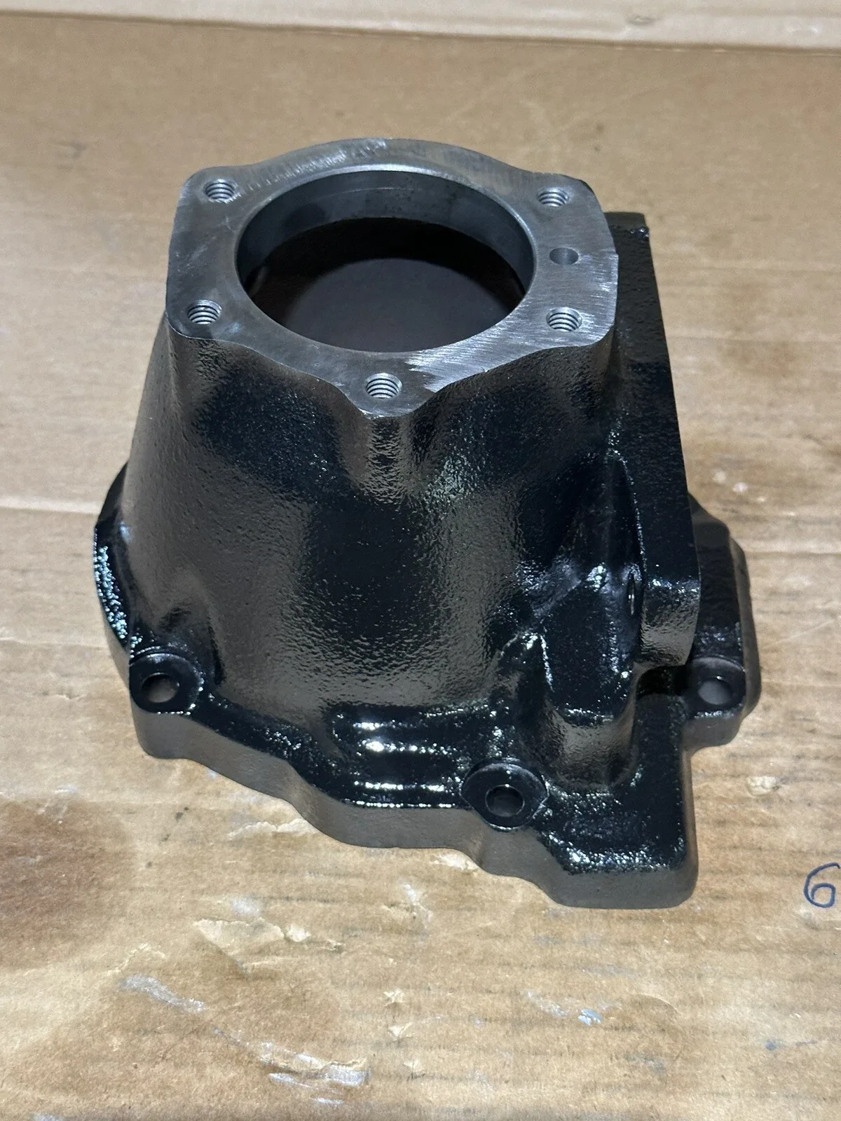 FORD C6 TRANSMISSION TAIL HOUSING RF-C8TP-7A040-A Cast Iron 5-14”Tall 5-1/2” DIA image 3