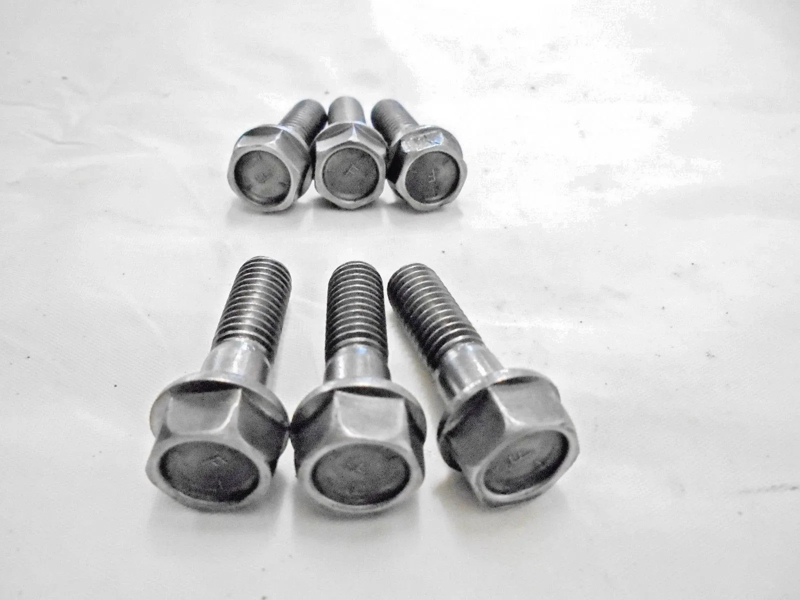 1970-1986 Mustang Automatic C4 Transmission Tailshaft Housing Bolts - Set of 6 image 3