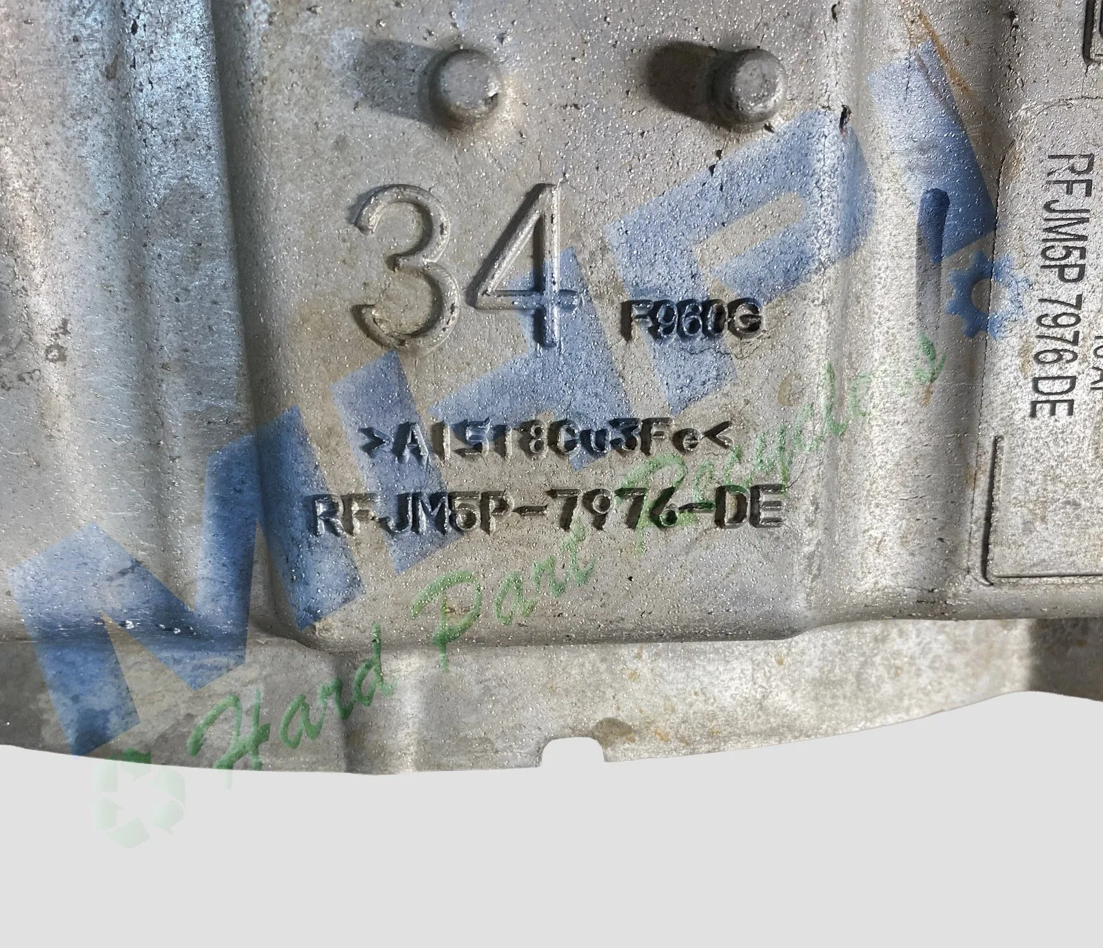 8F35 Bell Housing - Cast #JM5P-7976-DE - 2.0L - U Shaped Cut Out - FREE SHIPPING image 2
