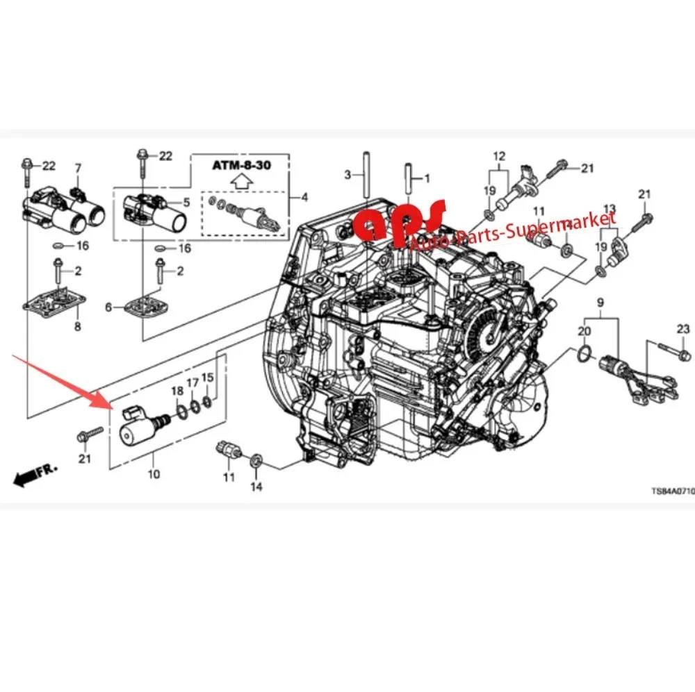 OEM Transmission Shift Solenoid Assy for Honda Civic JADE 14-21 1.8L image 2