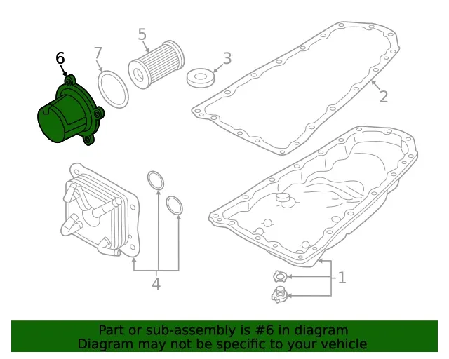 Genuine Nissan Transmission Filter Housing 31848-28X0A image 2