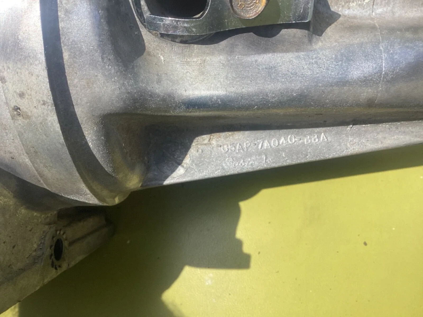 Ford    Transmission       OEM Used Tail Housing Tail Extension C5AP-7A040-BBA image 4