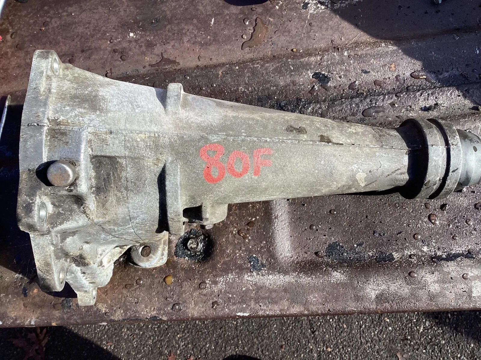1970   D0OP   C4 Auto  OEM Used Tail Housing Tail Extension   Free Shipping 80F