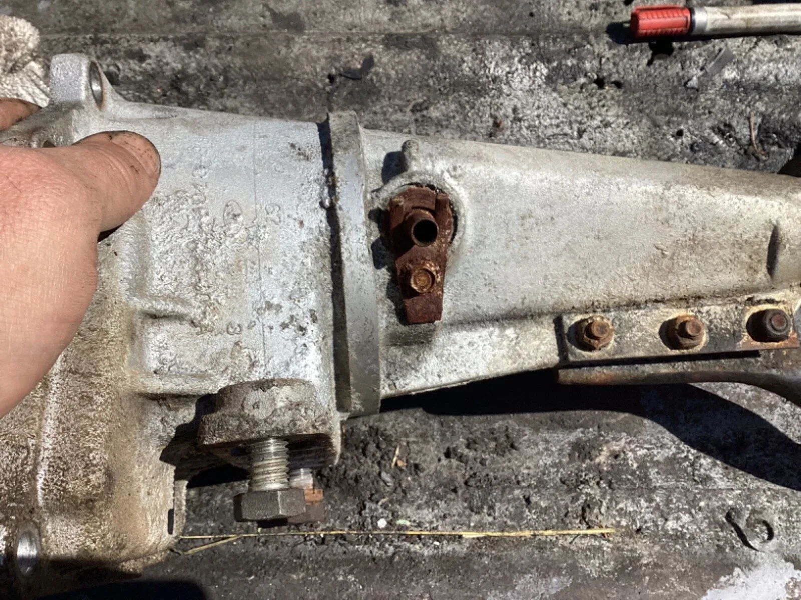Ford C4 Auto OEM Used Tail Housing Tail Extension   WITH DAMPENER  Free Shipping image 3
