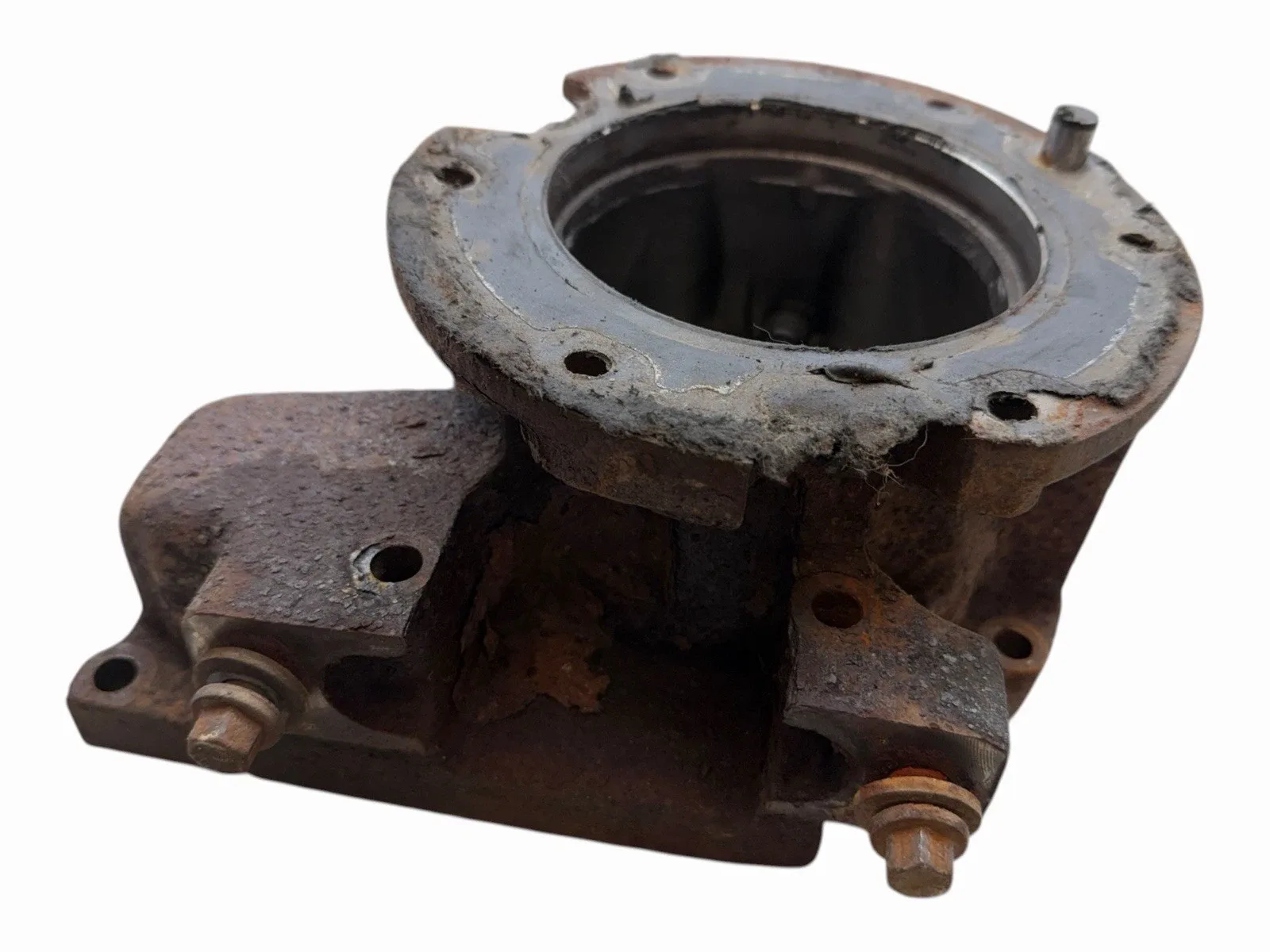 Ford 4R100 Transmission Tail Shaft Housing 4X4 Cast Iron w/ Speed Sensor Hole OE image 2