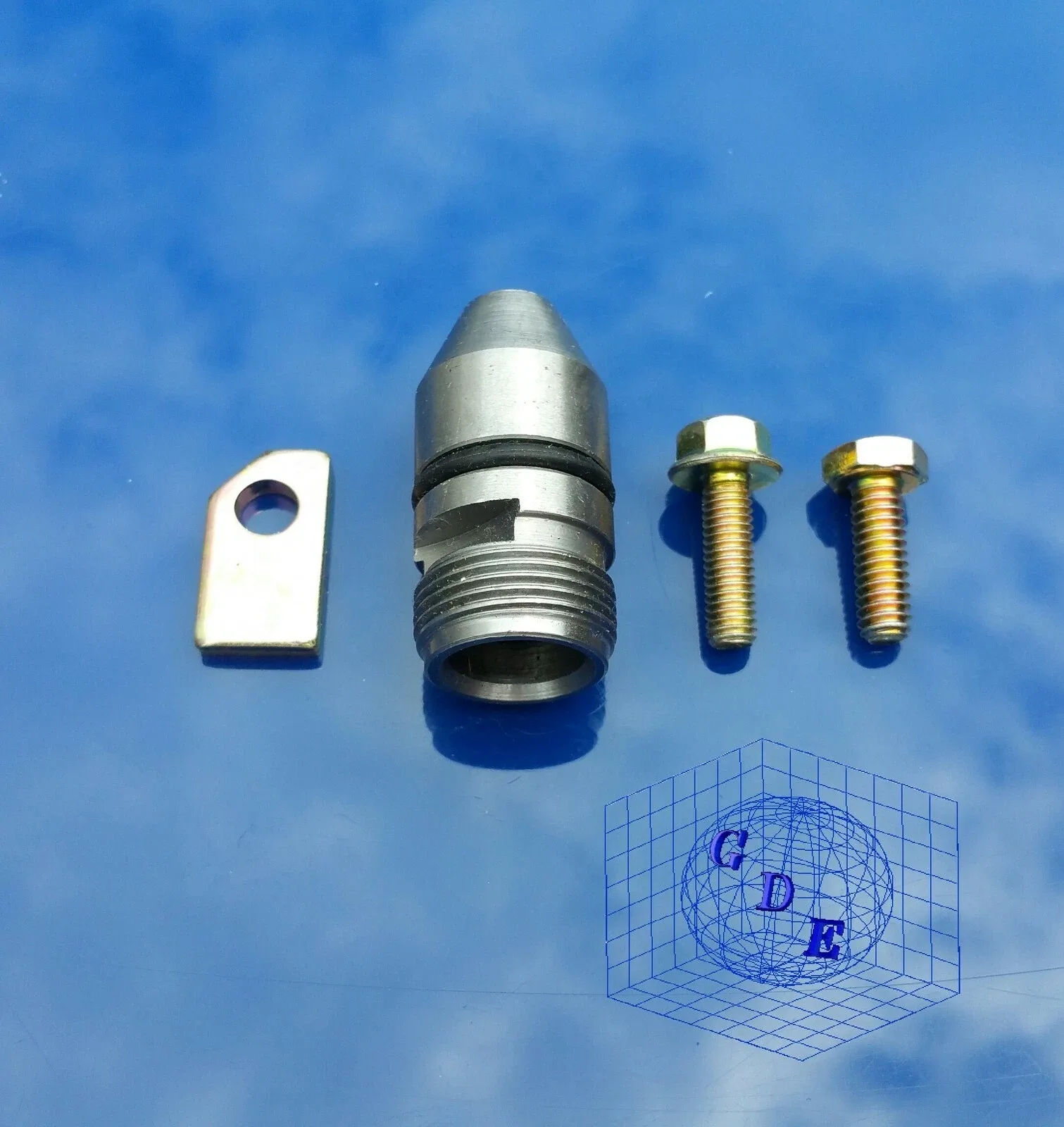 GM SUPER T10 MUNCIE SPEEDOMETER GEAR BULLET HOUSING CLAMP-BRACKET & BOLTS