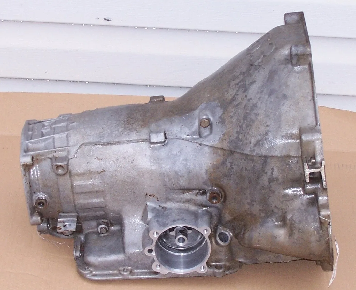 87 - 91 FORD F150 F250 BRONCO C6 AUTO TRANSMISSION EMPTY CASE E7TP-7006-CA image 2