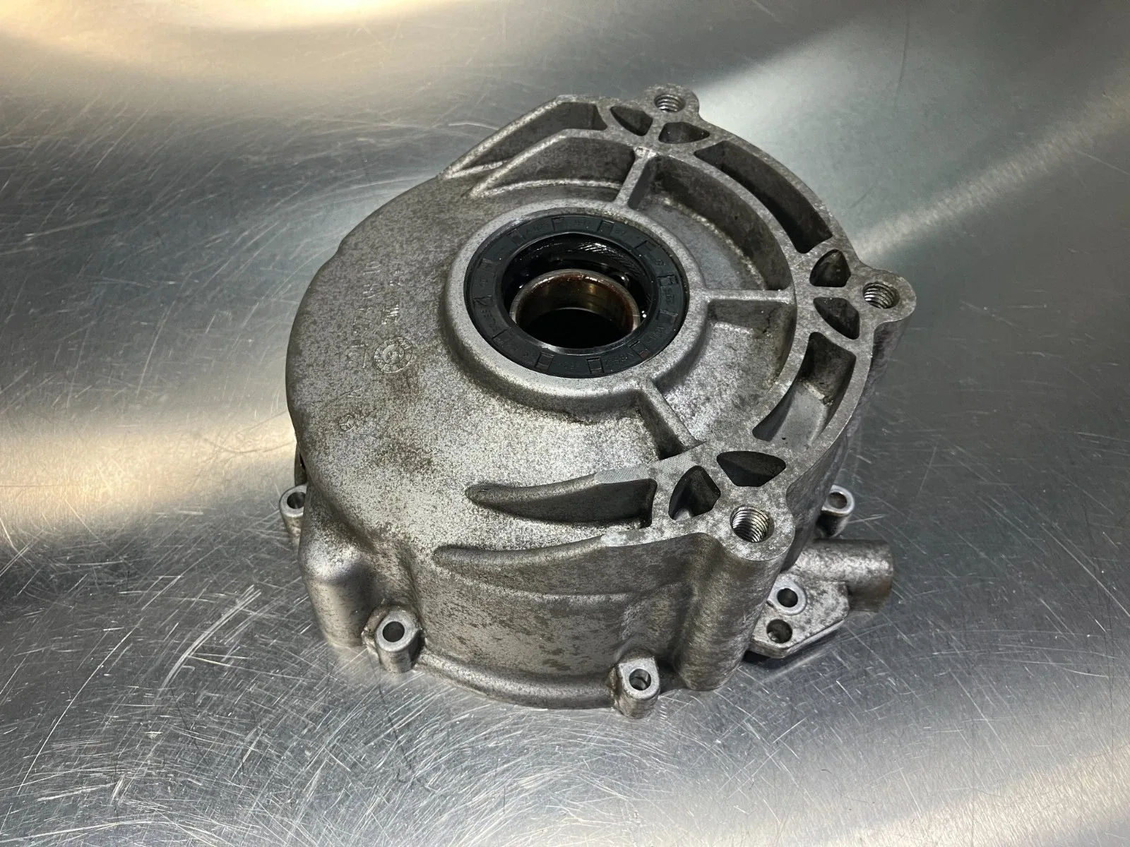 mercedes s550 c300 e350 4matic transmission to transfer case cover 2212740410 image 2