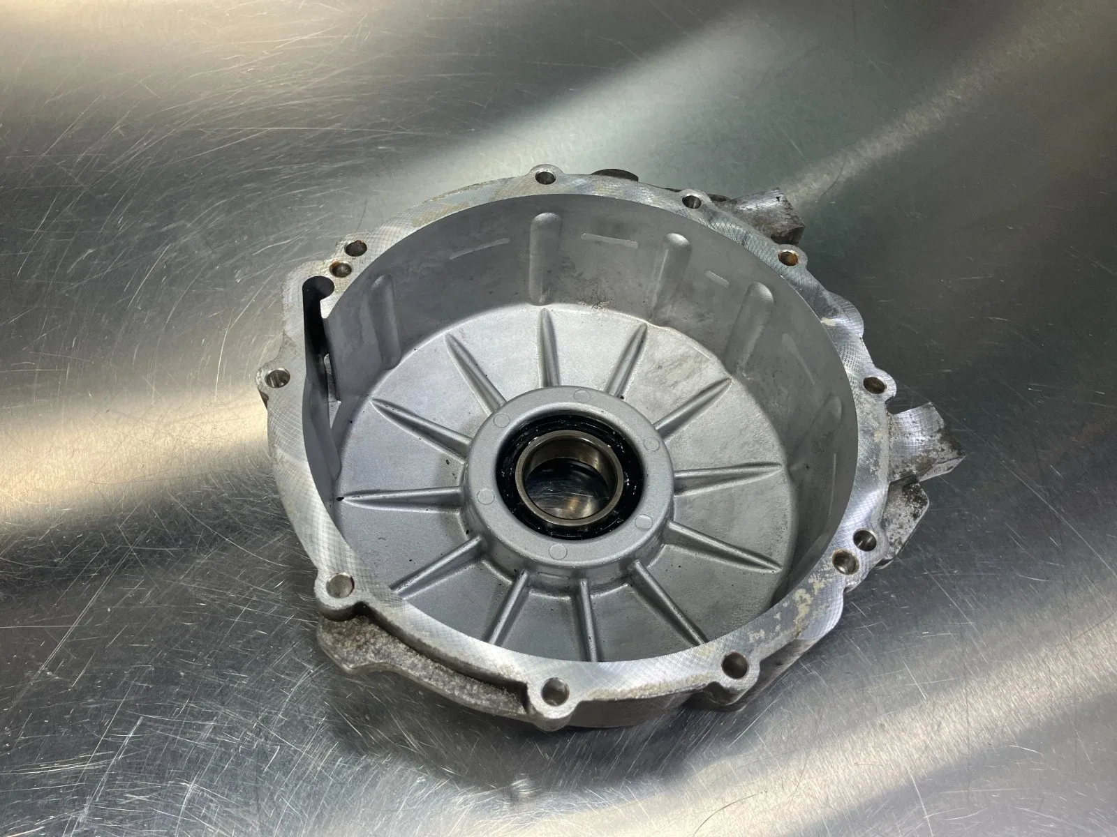 mercedes s550 c300 e350 4matic transmission to transfer case cover 2212740410 image 4