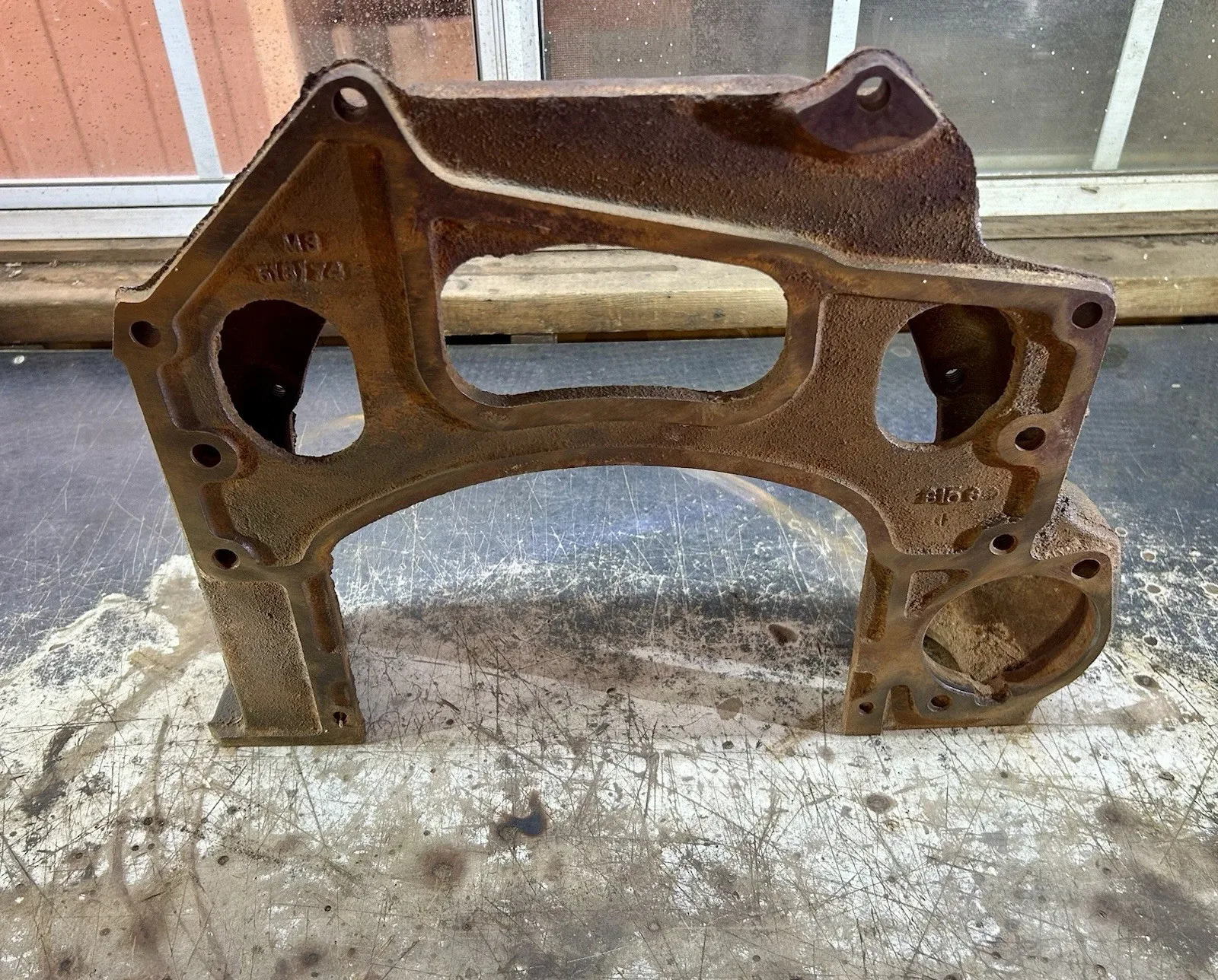1955 - 1956 PONTIAC “HYDROMATIC” & “JETAWAY” FRONT BELL HOUSING ( OEM USED ) A+ image 2