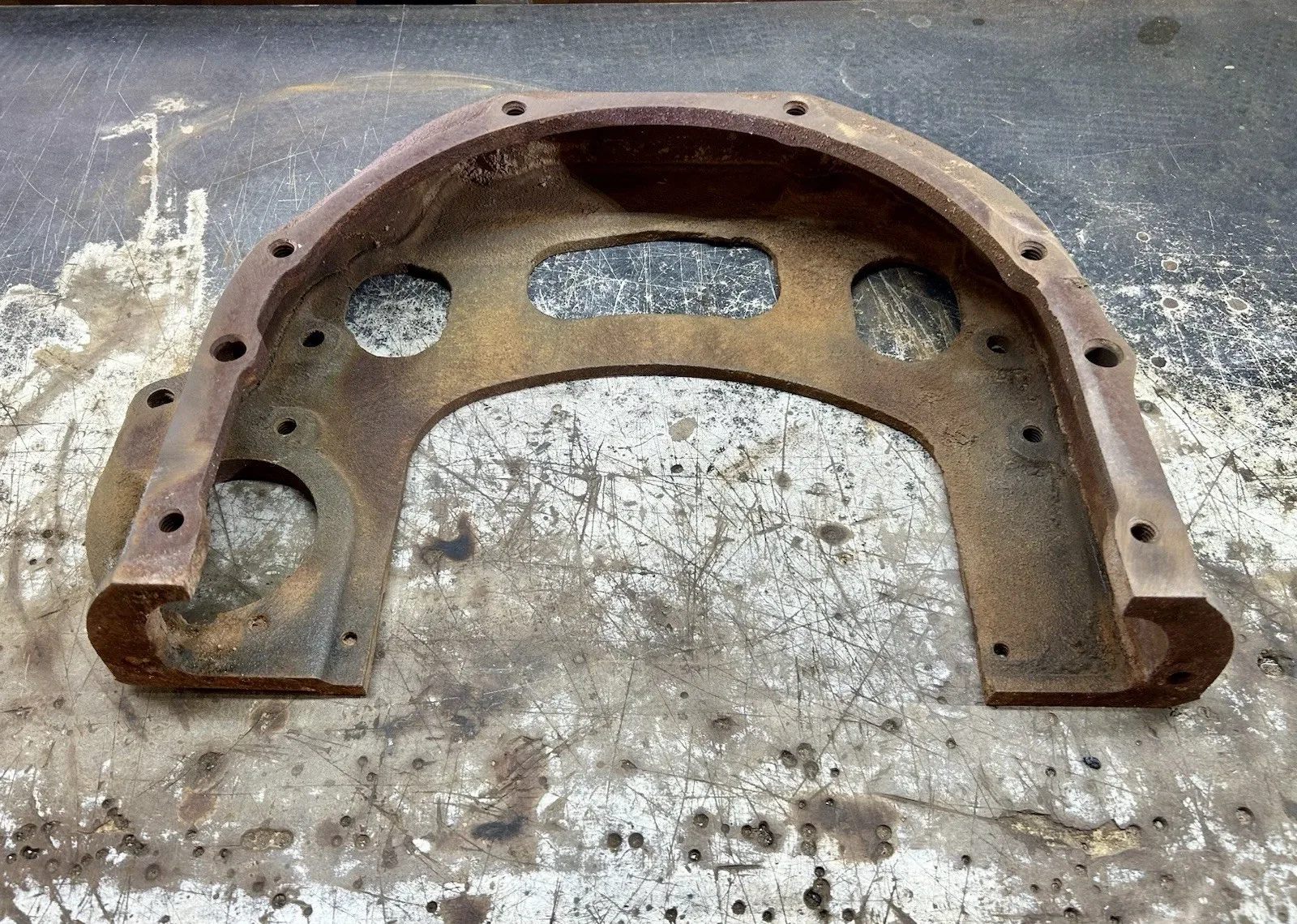 1955 - 1956 PONTIAC “HYDROMATIC” & “JETAWAY” FRONT BELL HOUSING ( OEM USED ) A+ image 3