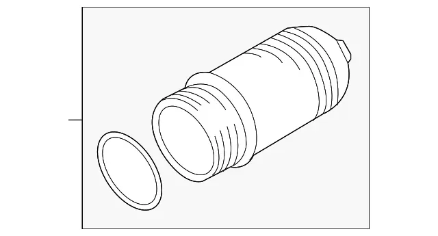 Genuine Audi Filter Housing 0BH-325-159
