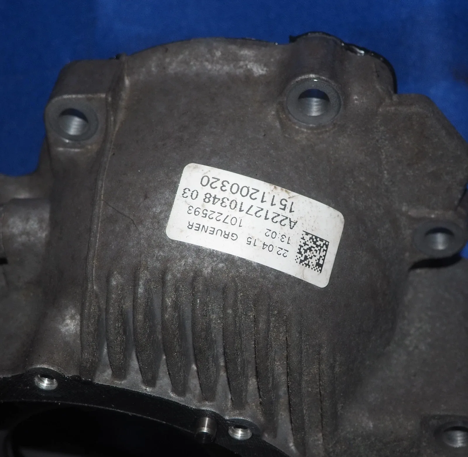 2005-2017 Mercedes 722.9 4Matic 722.9 Transmission Intermediate Housing Cover image 4