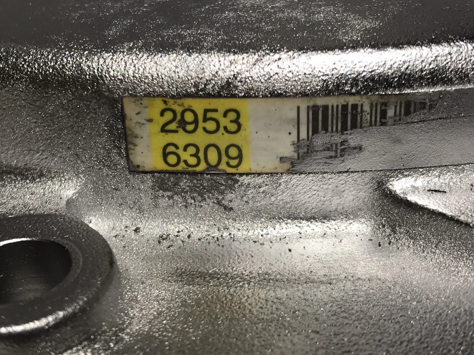 Allison 1000 2000 2400 GM Trans Ex Housing 29536309 2WD W/ Sensor hole image 2