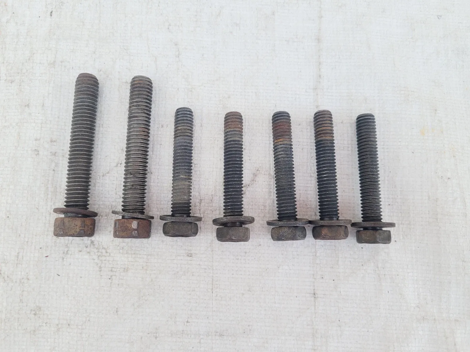 87-90 Jeep Wrangler TJ Automatic Transmission BOLTS to Motor Engine Hardware image 2