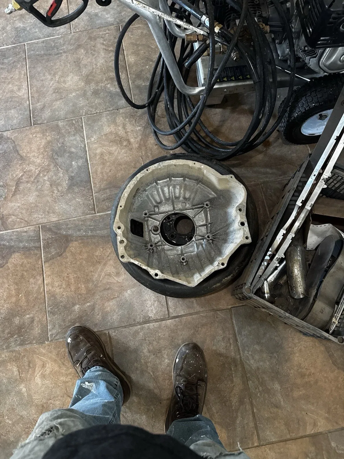 Transmission ell housing big block or small block